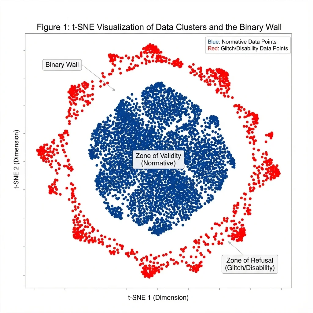 Figure 1: T-SNE Visualization of the Binary Wall of Exclusion
